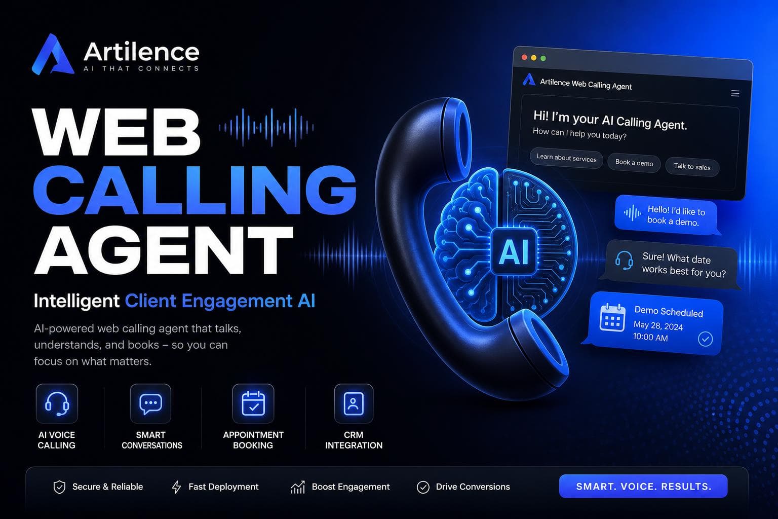 ARtilence Web Calling Agent